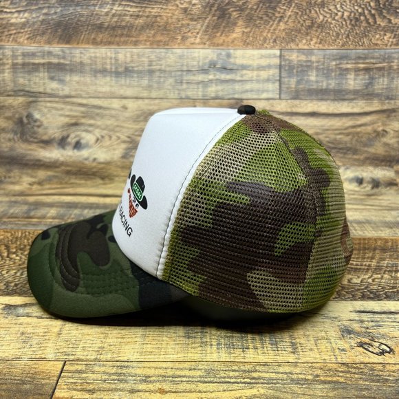 Skoal Bandit Racing Mens Trucker Hat Camouflage Snapback Harry Gant #33 Ball Cap - Picture 4 of 8